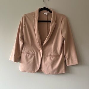 LC Lauren Conrad Open Front Blazer in Dusty Rose - Size S